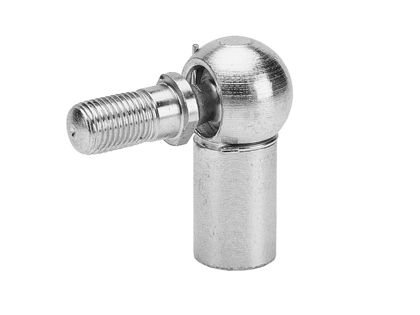 Kogelgewricht met kogelpan, M8 x 30, form CS, vlgs DIN 71802, blauw/wit verzinkt, incl moer.