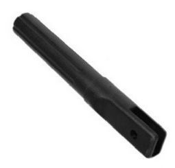 Handremverlenger, zwart 50mm lang, gat 7x15mm - Afbeelding 2