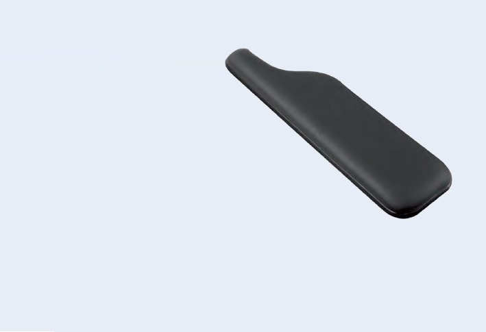 P-vormige armlegger lang, pro skin (per set) 460x120mm - Afbeelding 2