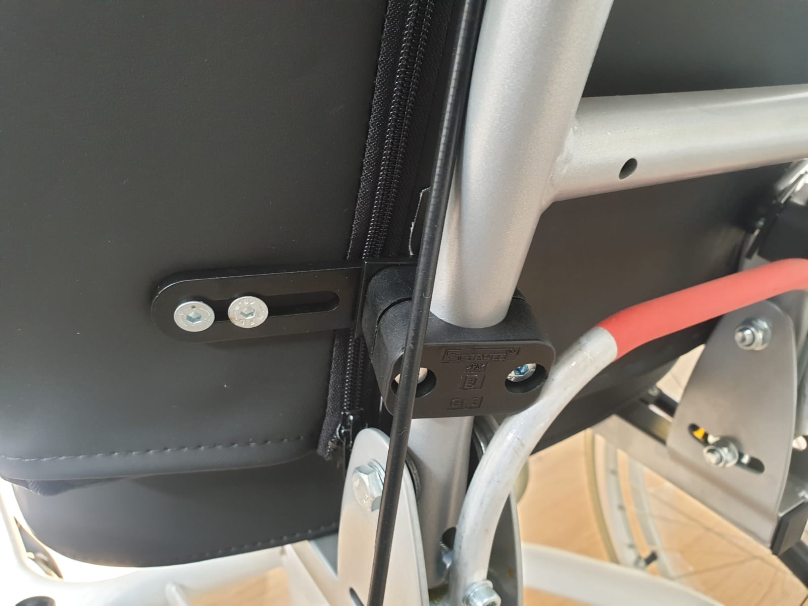 Verstelsysteem rugklem 22 mm (per stuk) - Afbeelding 2