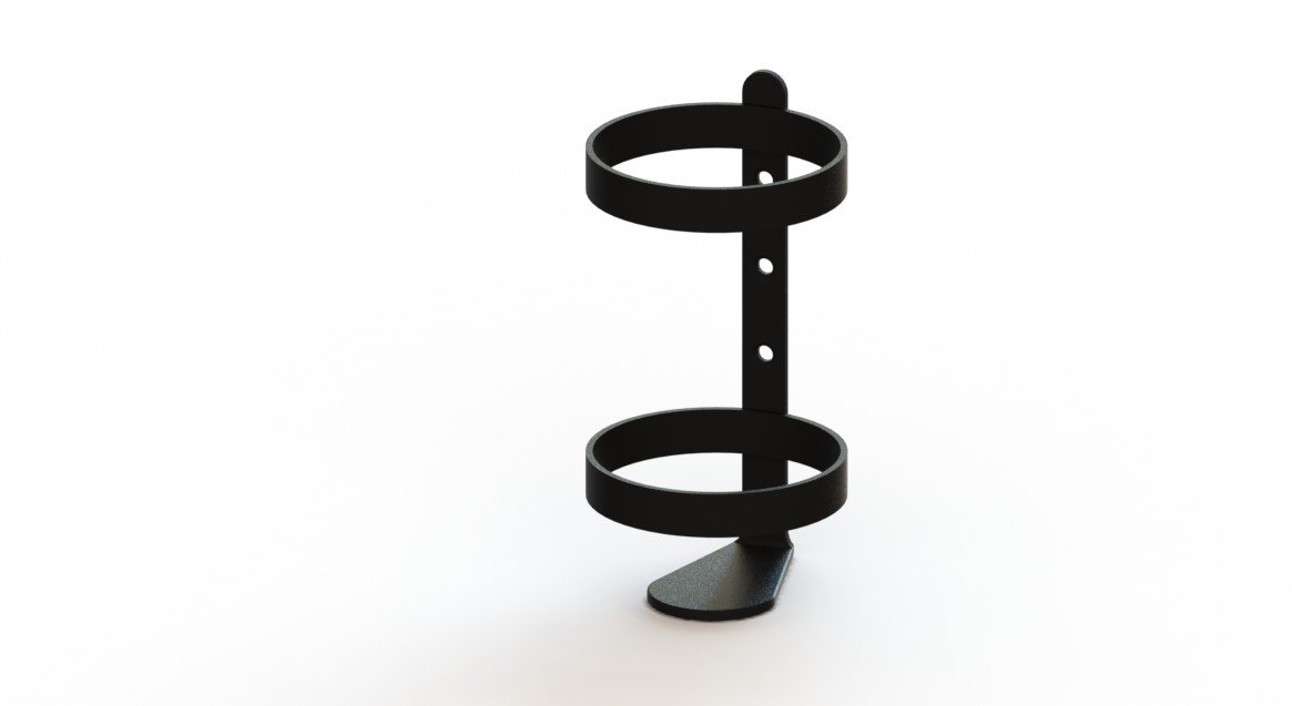 Zuurstoffleshouder rond 107mm - Afbeelding 3