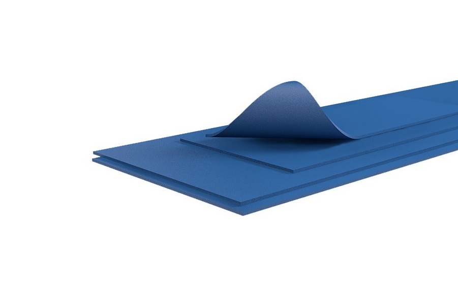 Polyether Orthese EV 50 blauw 2000x1000x3mm
