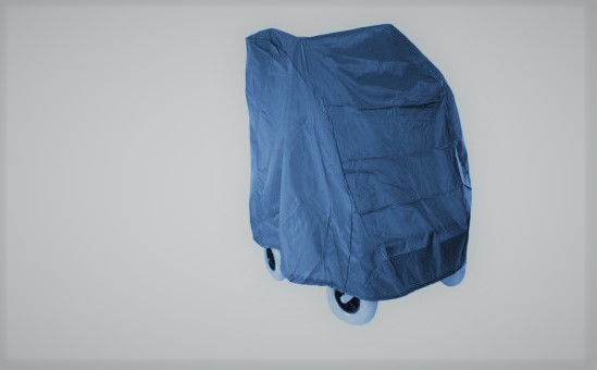 Rollator garage hoes, Blauw - Afbeelding 3