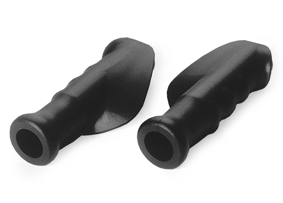 Handvat anatomisch, 125x22mm (per set)