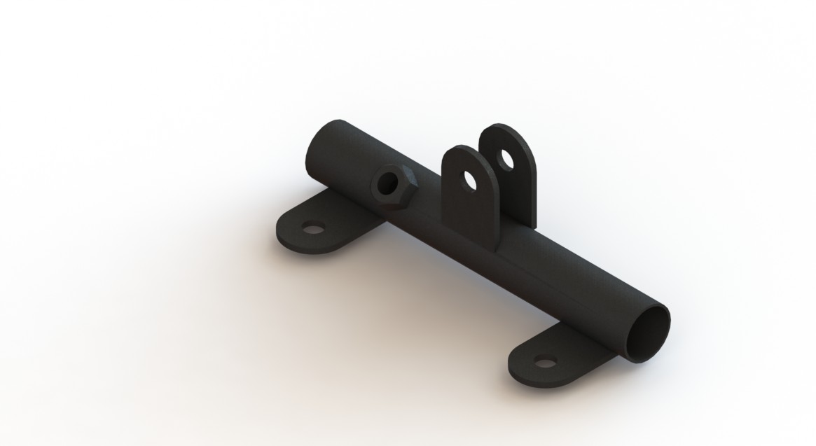 Armsteun hoekverstelling 19mm, zwart (UITLOOP ARTIKEL) - Afbeelding 2