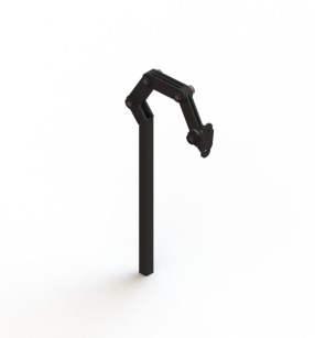 Hoofdsteun verstelsysteem 4 scharnierpunten, 15x15mm incl. metalen bevestigingsdeel - Afbeelding 3