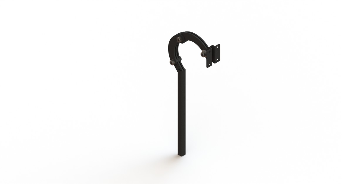 Hoofdsteun verstelsysteem lamellen, 15x15mm incl. metalen bevestigingsdeel (4 punts) - Afbeelding 2