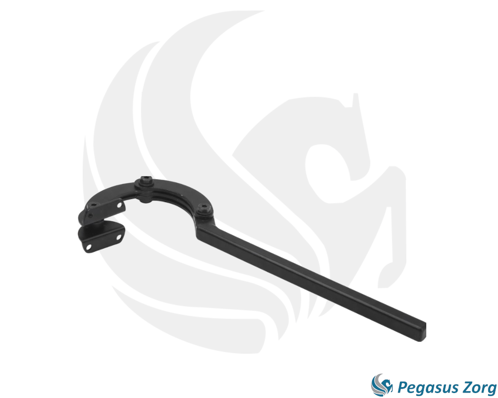 Hoofdsteun verstelsysteem lamellen, 15x15mm incl. metalen bevestigingsdeel (4 punts) - Afbeelding 2