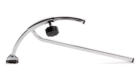 Hoofdsteun verstelsysteem, 15x15mm (type: 304 chroom) UITLOOP - Afbeelding 3