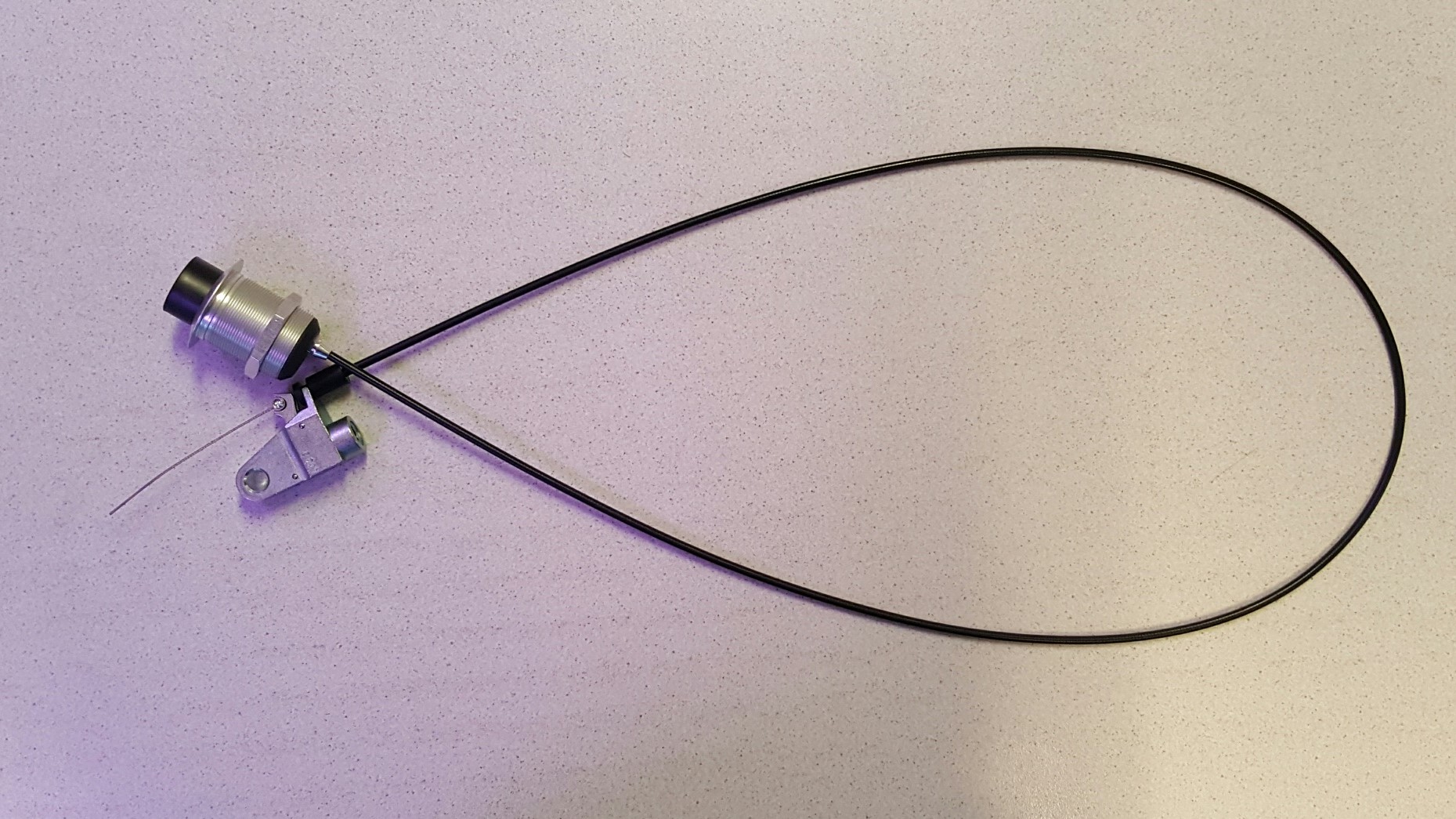 Gasveerbediening bowdenkabel, incl. 1000mm kabel - Afbeelding 2