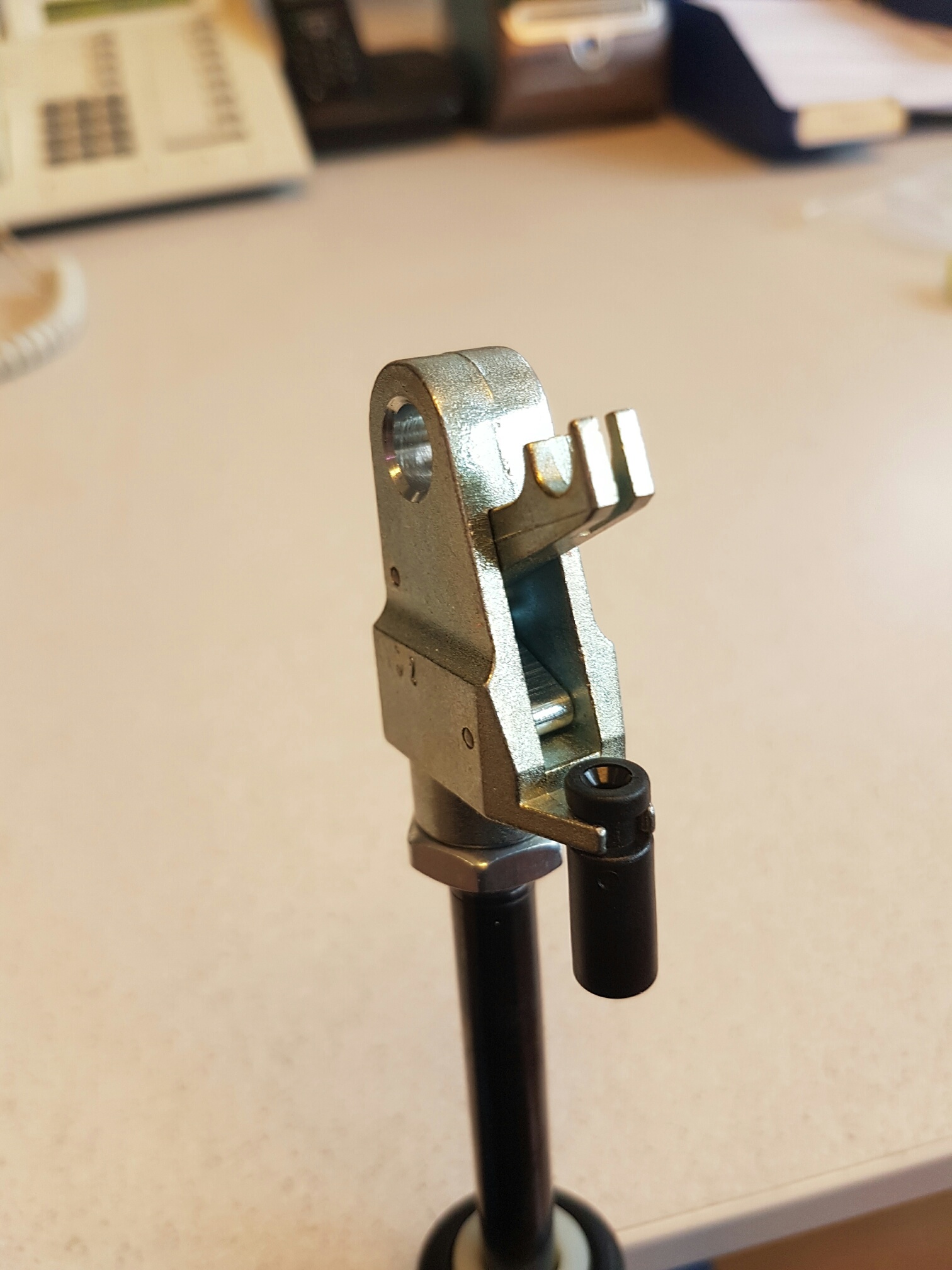 Gasveer bediening compleet, kabelbediening inclusief kunststof adapter - Afbeelding 3