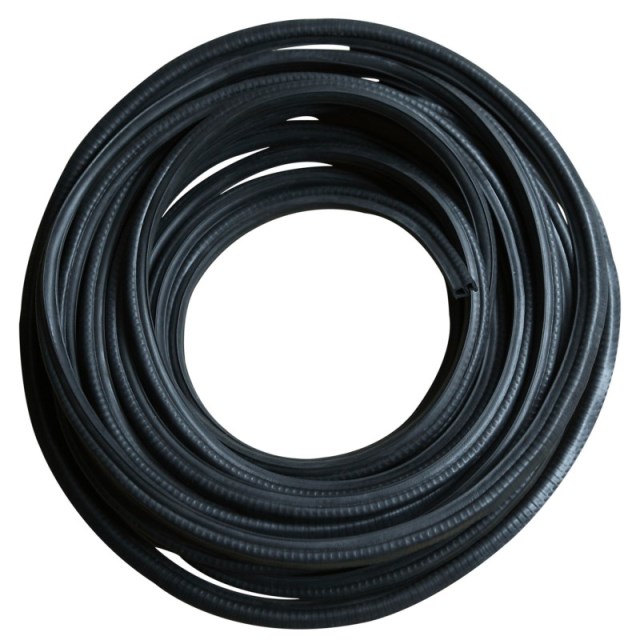 Stoffeerband / Afwerkband zwart, per rol 100 meter