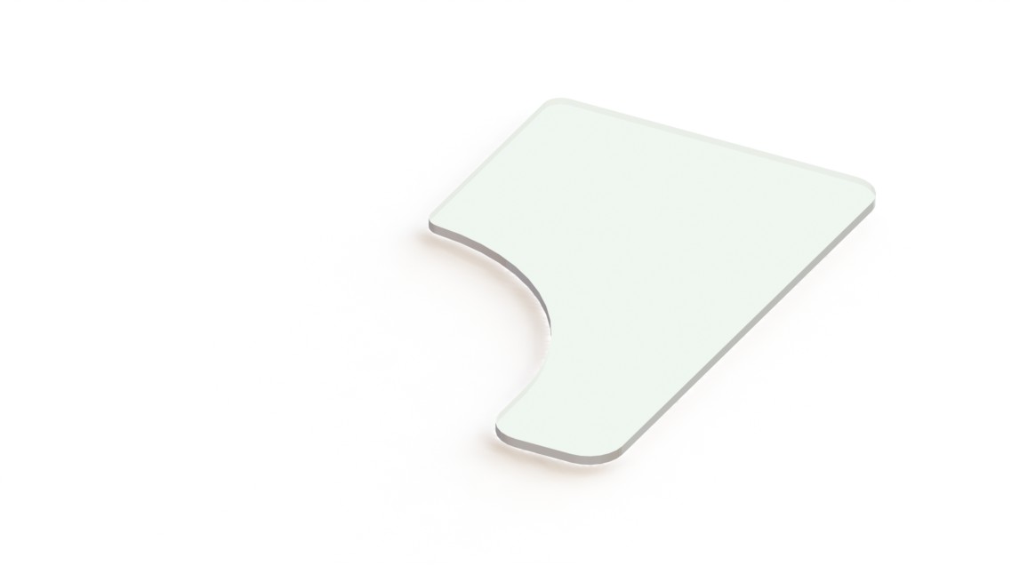 Werkblad college half 8mm (310x500mm)