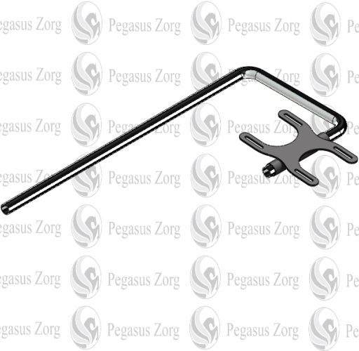 Werkbladhouder met H-plaat, 19mm - Afbeelding 2