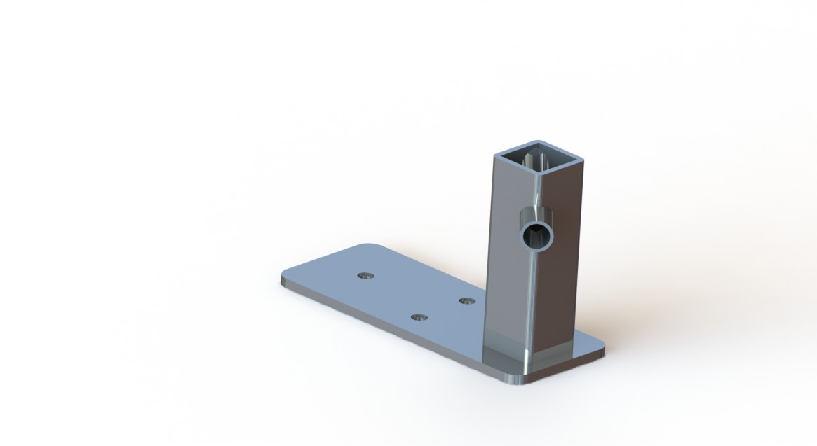 Abductiekloshouder model 2000, zwart