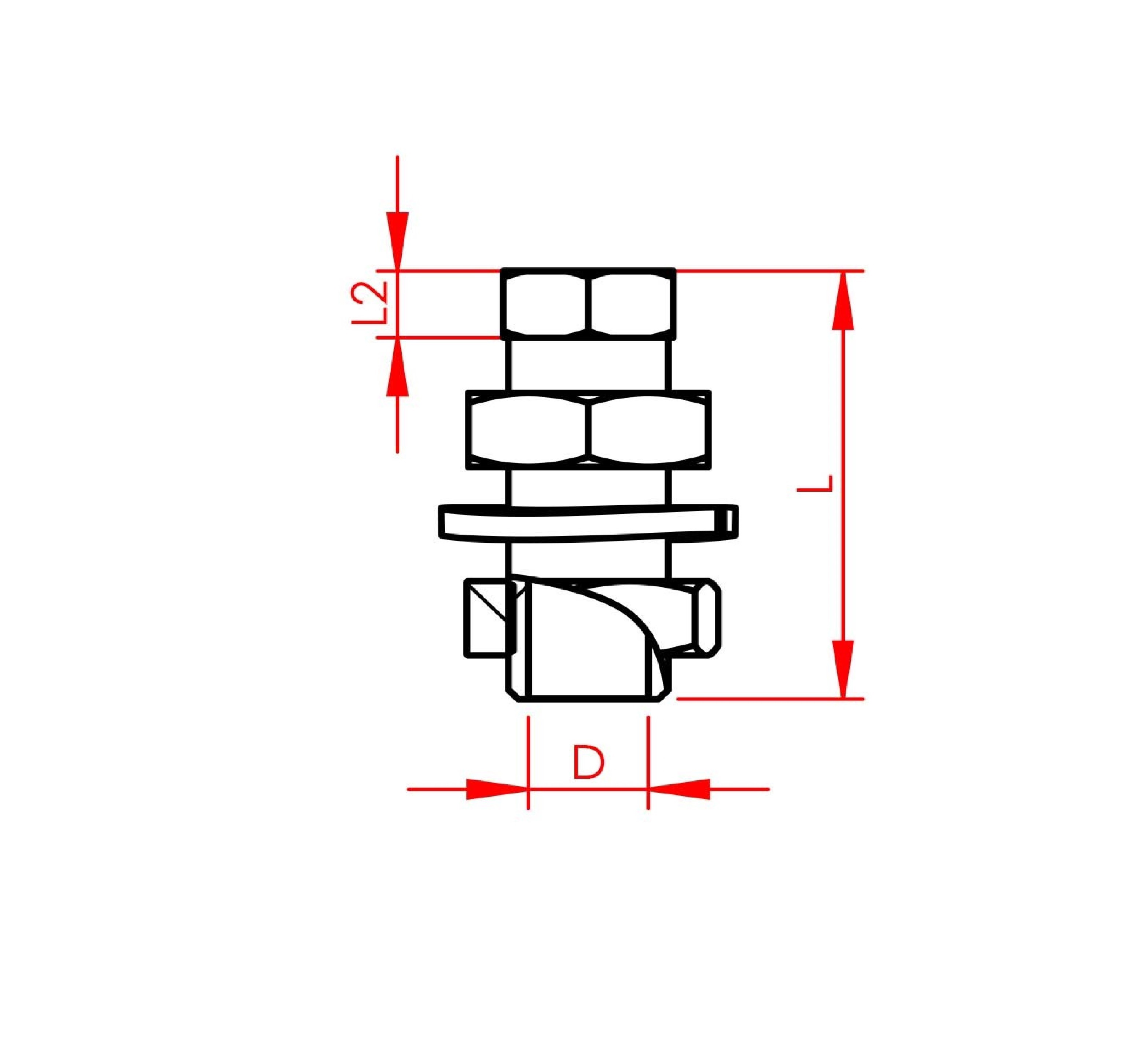 Quick release adapter RVS 49mm ID12 mm - Afbeelding 4