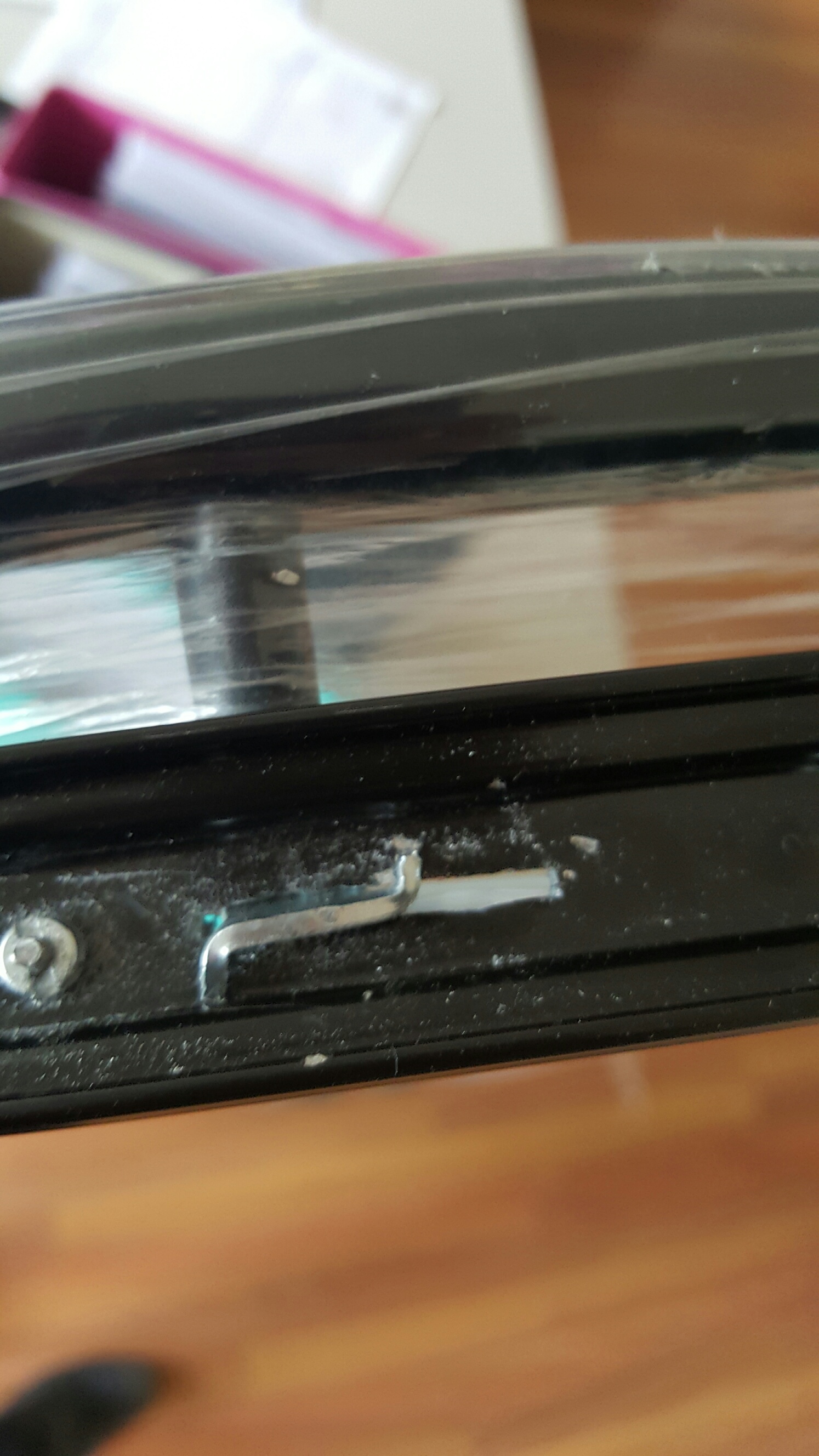Wiel 32" PU band zwart, gespaakt incl. hoepel