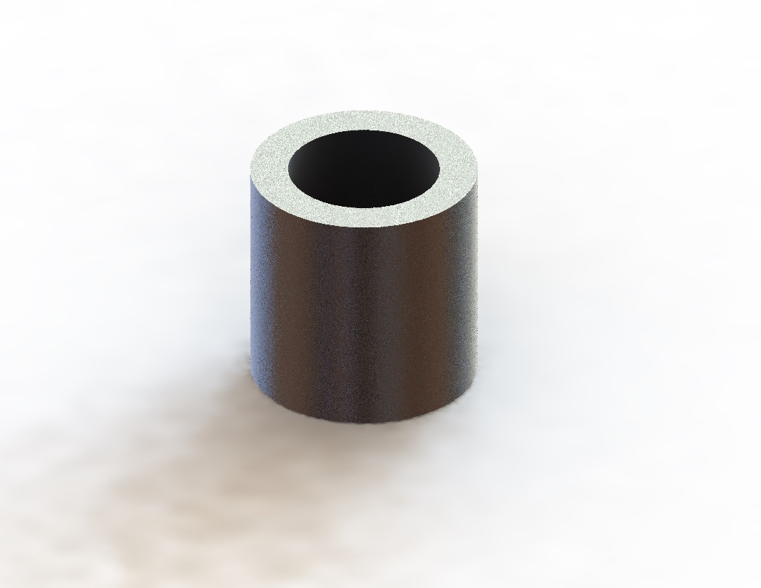 Spacer - afstandsbus 8 x 12mm met kraag