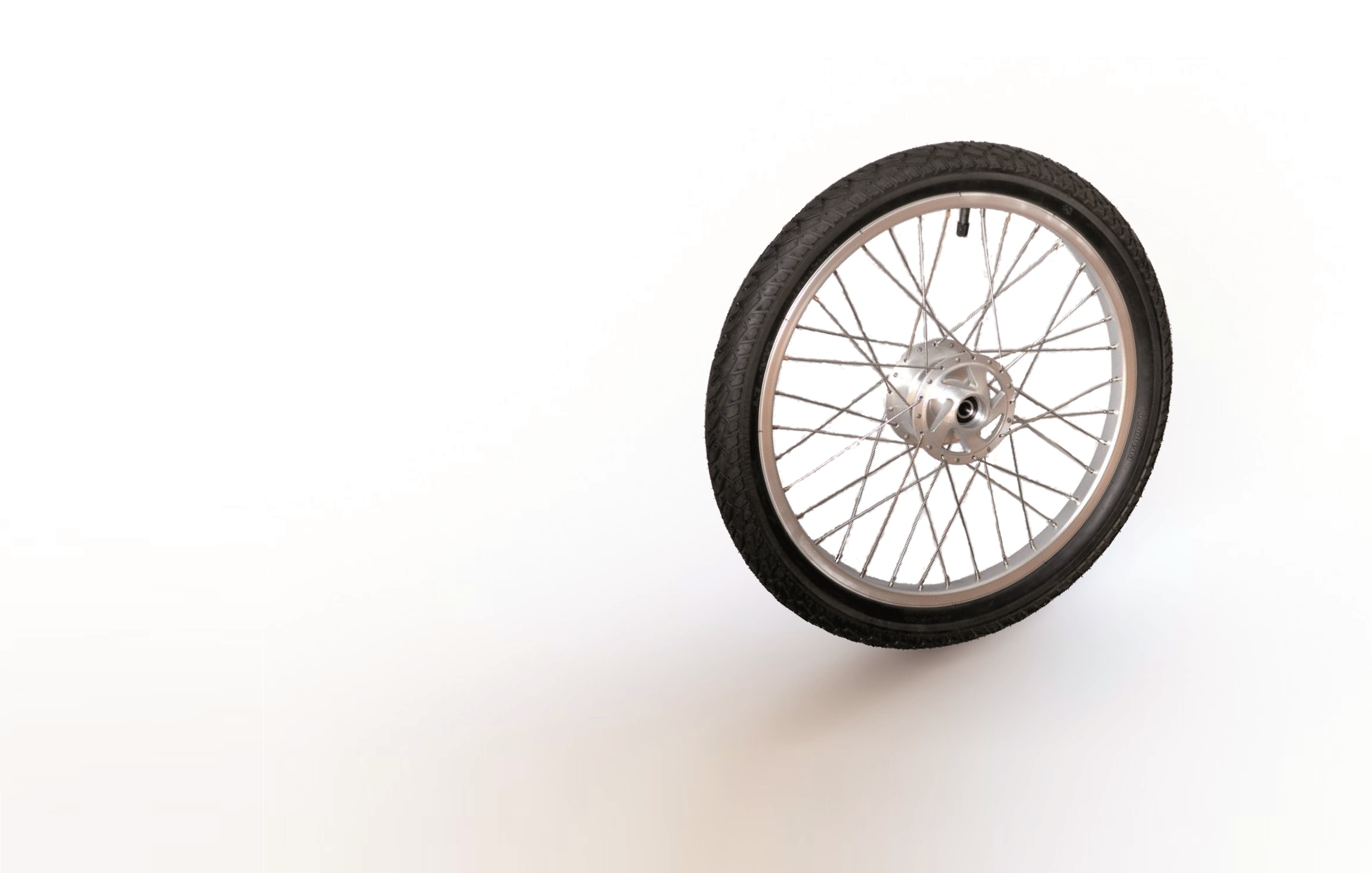 Wiel 16 x 1.75 x 2 (47-305) gespaakt met remnaaf, luchtband grijs - Afbeelding 5