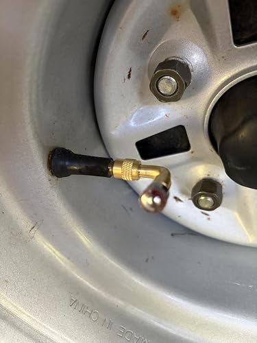 Verloopnippel 90 graden, autoventiel (AV)