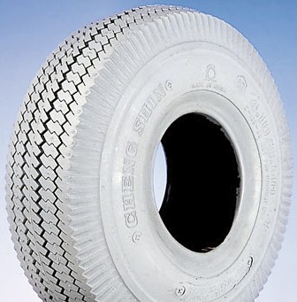 Buitenband 4.10/3.50-4 grijs, CTS blok