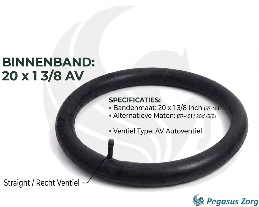Binnenband 20 x 1 3/8 AV