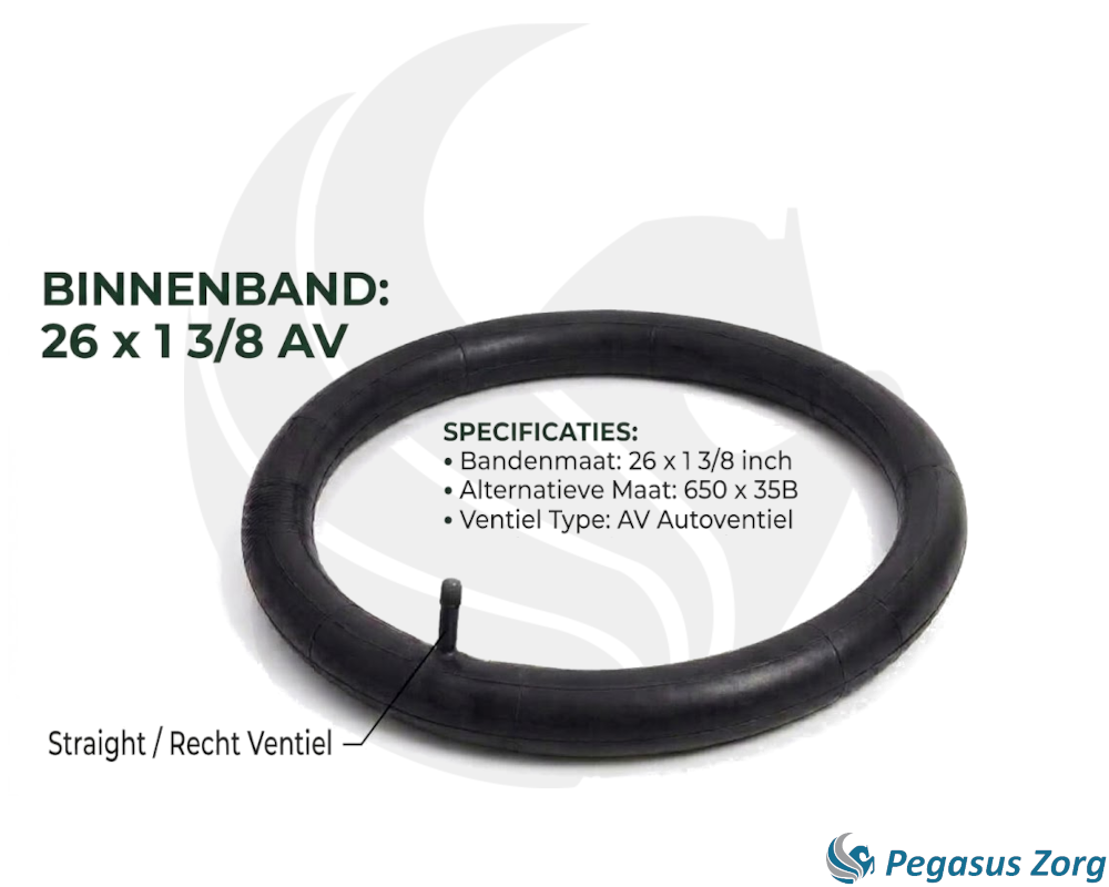 Binnenband 26 x 1 3/8 AV