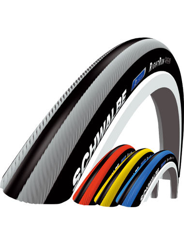 Buitenband 24 x 1.0 rightrun (rood/geel/blauw/grijs)