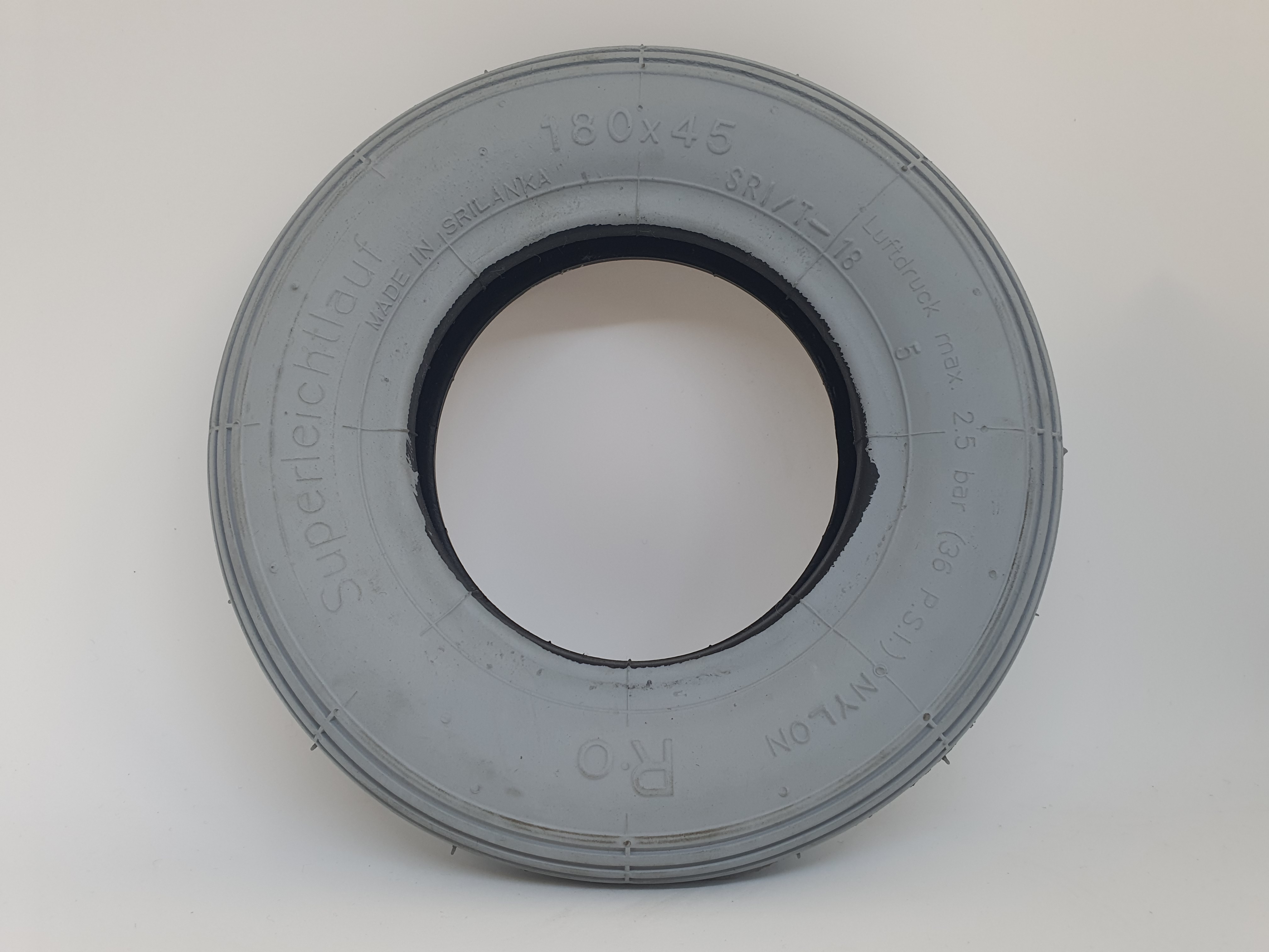 Buitenband 7 x 1 3/4 (175x45) grijs - Afbeelding 3