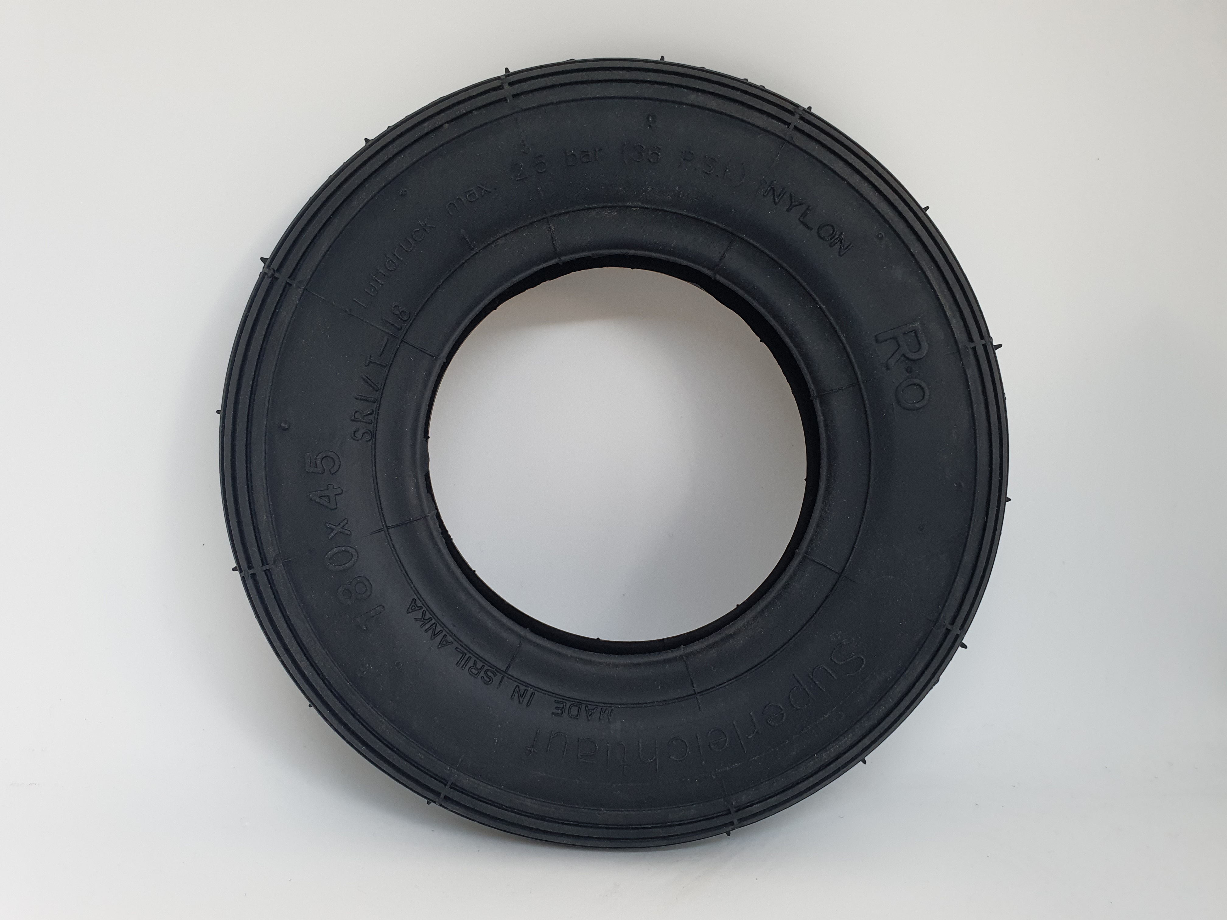Buitenband 7 x 1 3/4 (175x45) zwart - Afbeelding 3