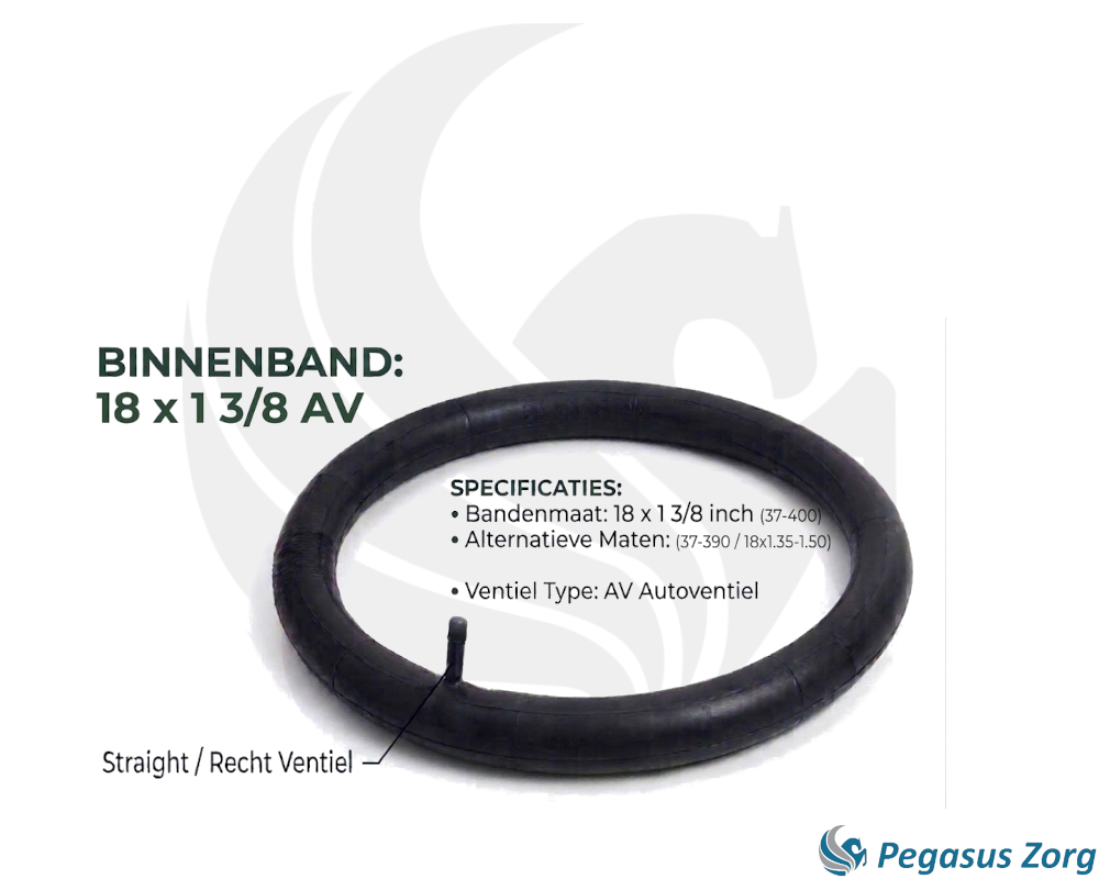 Binnenband 18 x 1 3/8 AV - Afbeelding 1