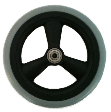Wiel 175 x 25 (7") PU band, naaflengte: 44mm - Afbeelding 2