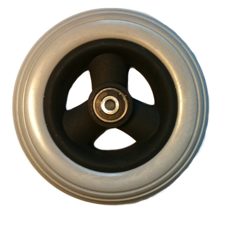 Wiel 150 x 30 (6") PU band, naaflengte: 36mm - Afbeelding 4