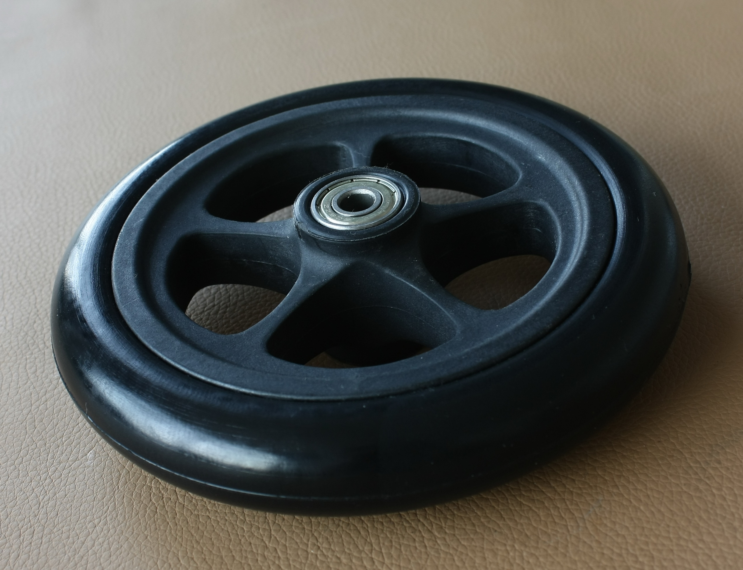 Wiel 150 x 30 (6") PU band, naaflengte: 39.50mm