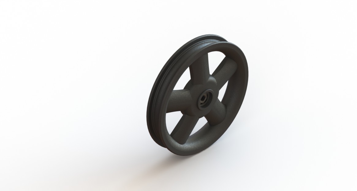 Velg 12" holle spaak naaf: 12x38mm