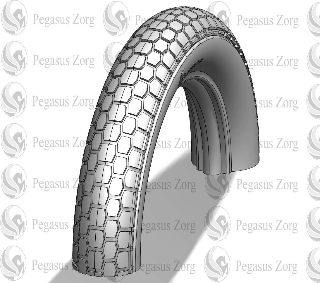 PU band 12 1/2 x 2 1/4 M28 (blok) grijs - Afbeelding 2