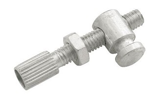 Kabel stelbout M6x40 (met nok) - Afbeelding 2