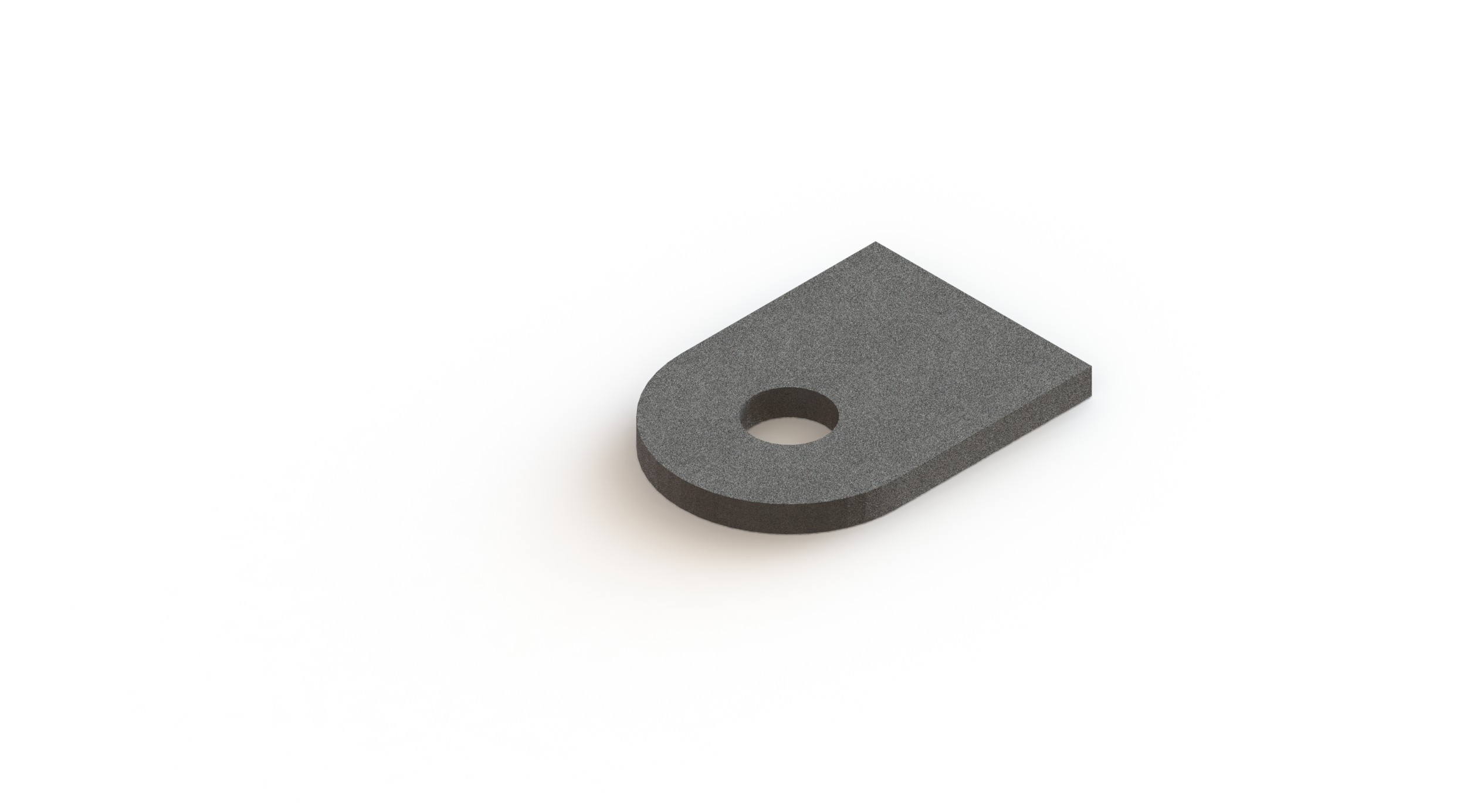 Laslip blank staal 35x25x3mm