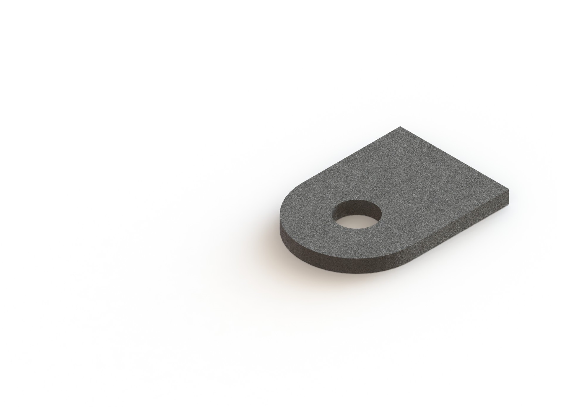 Laslip blank staal 35x25x3mm - Afbeelding 2