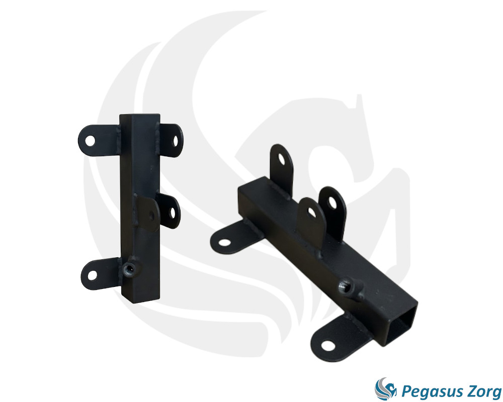 Armsteun hoekverstelling 013, 20x20mm Links, zwart 