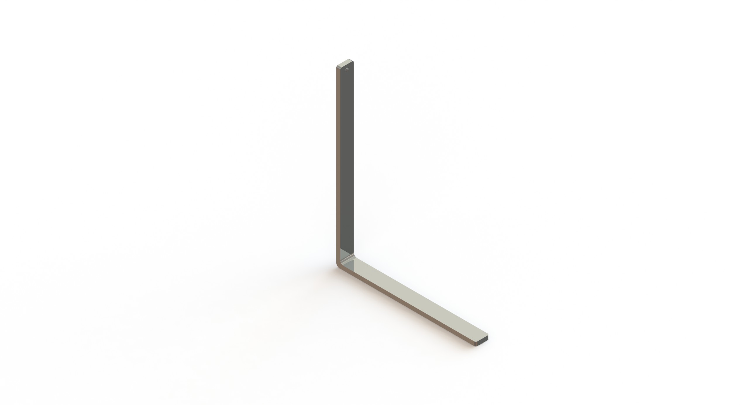 Haakse hoek 202, 250x200-6x20mm, chroom