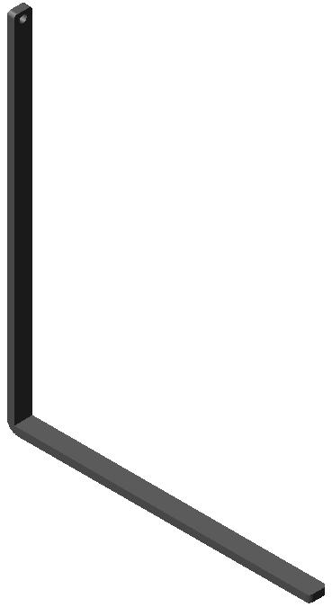 Haakse hoek 206, 250x300-6x15mm, chroom - Afbeelding 3