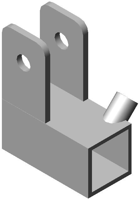 Fixatiedeel 210 Links, chroom - Afbeelding 2
