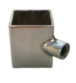 Fixatiedeel 882C, 25x25mm, chroom - Afbeelding 2