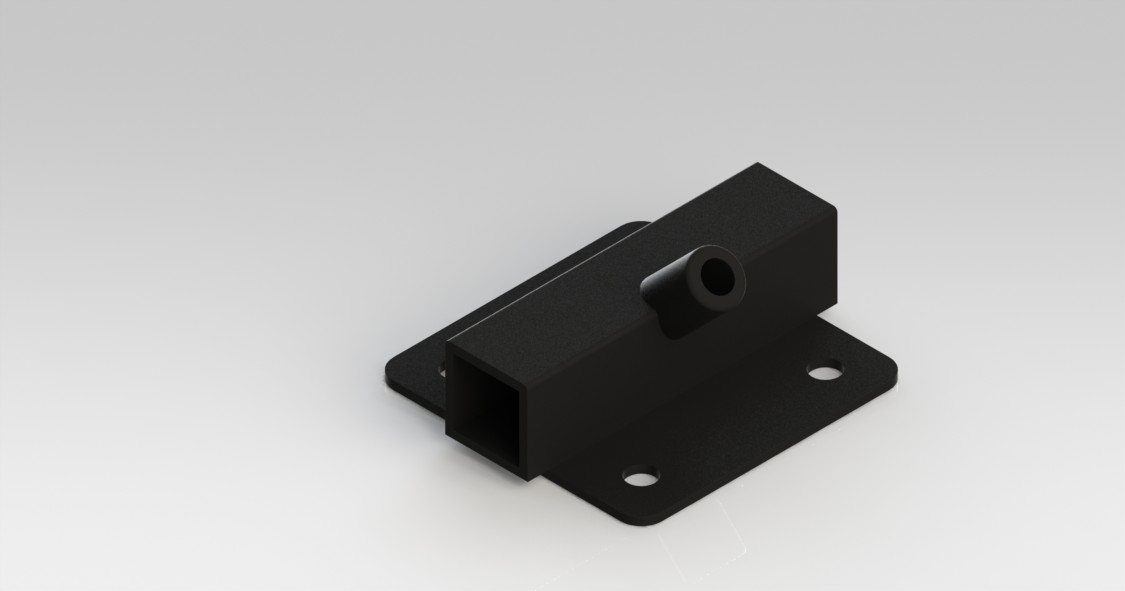 Hoofdsteun geleider, 15x15mm 888, zwart (inclusief sterknop) - Afbeelding 3