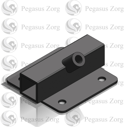 Hoofdsteun geleider, 15x15mm 888, zwart (inclusief sterknop) - Afbeelding 5