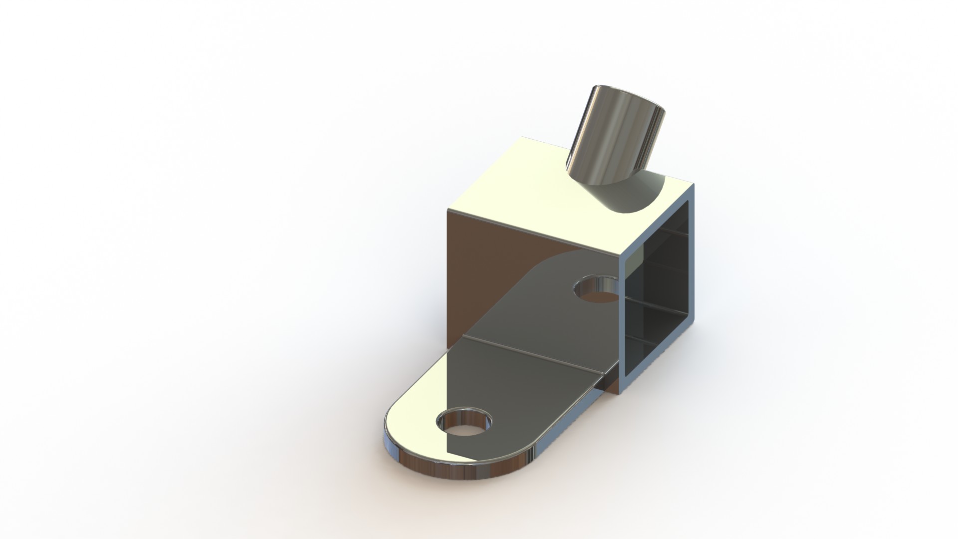 Fixatiedeel 885C, 25x25mm, chroom - Afbeelding 2