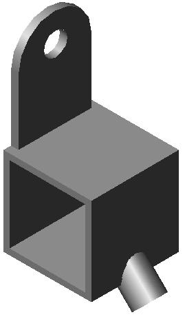 Fixatiedeel 885D, 30x30mm, chroom  - Afbeelding 2