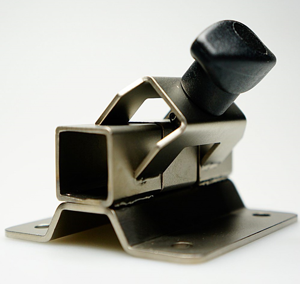 Hoofdsteun geleider, 15x15mm universeel, RVS - Afbeelding 2