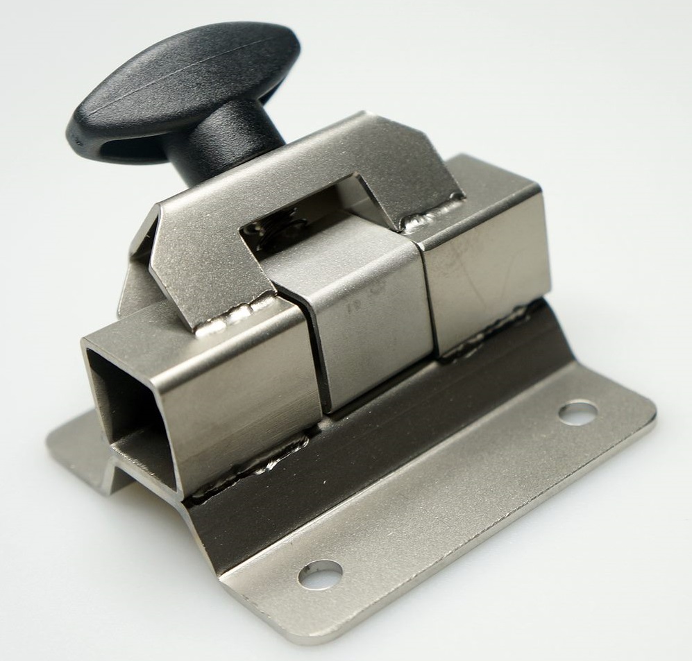 Hoofdsteun geleider, 15x15mm universeel, RVS - Afbeelding 3